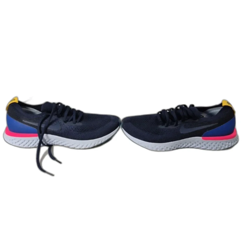 Nike Epic React Flyknit College Navy Running Shoes Men's Size US 10